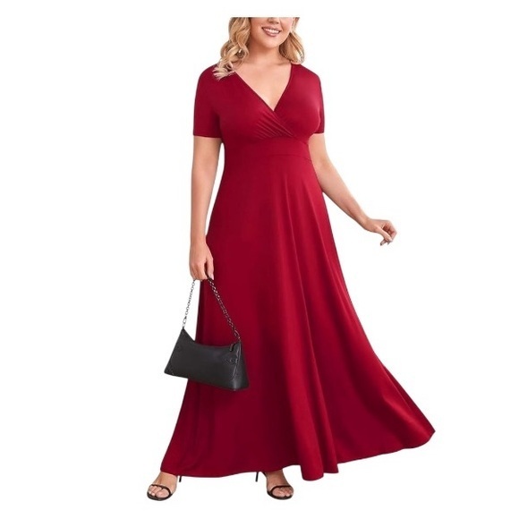 Preston & York Dresses & Skirts - Preston & York by Dillard’s Red Wine Elegant Maxi Dress Size XL